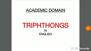 TRIPHTHONGS EXPLAINED IN HINDI AND ENGLISH [upl. by Jim]