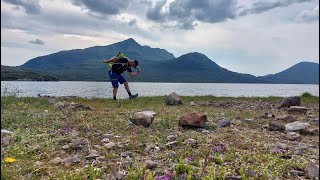 Fisherfield 3 Munros bikehike from Kinlochewe [upl. by Eicnan883]