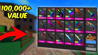 Murder Mystery 2 Script❗️ Trade Scam Weapon Dupe Showcase🔥🔥 [upl. by Ripley]