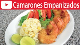 CAMARONES EMPANIZADOS  VickyRecetaFacil [upl. by Glass]