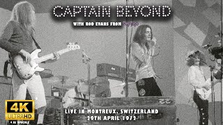 Captain Beyond with Rod Evand From Deep Purple  Live In Montreux 29th April 1972 4K AI UPSCALE [upl. by Einnalem]