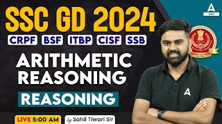 SSC GD 2024  SSC GD Reasoning Class By Sahil Tiwari  SSC GD Reasoning Arithmetic Reasoning [upl. by Drucill750]