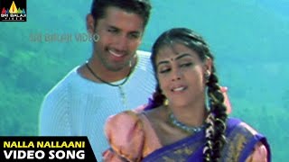 Sye Songs  Nalla Nallaani Kalla Video Song  Nithin Genelia  Sri Balaji Video [upl. by Hazeghi]