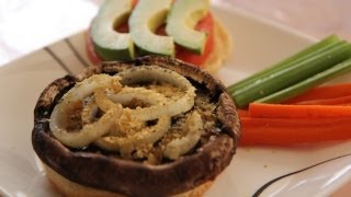 Mushroom Veggie Burger Recipe  Vegan Vegetarian Burger  Meatless Monday [upl. by Ariday]