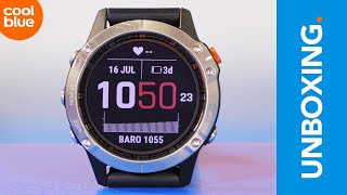 Garmin Fenix 6 Solar  Unboxing [upl. by Orlina]