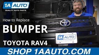 How to Remove amp Reinstall Front Bumper 0516 Toyota RAV4 [upl. by Slaughter169]