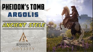 Pheidons Tomb Argolis  Ancient Stele Location  ASSASSINS CREED ODYSSEY [upl. by Anwahsat]