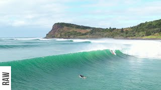 PRO SURFERS HEAD SOUTH FOR SOLID EAST COAST SWELL TUESDAY [upl. by Thynne795]