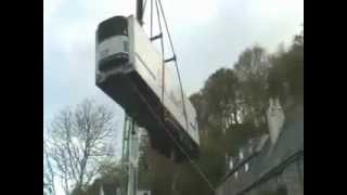 40tonne lorry stuck in narrow Cornwall lane hitches a lift [upl. by Llecram641]