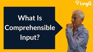 What Is Comprehensible Input [upl. by Oinoitna]