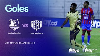 Águilas Doradas vs Unión Magdalena goles  Liga BetPlay Dimayor 2023 2  Fecha 11 [upl. by Rombert806]