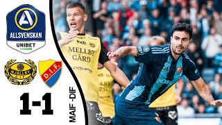 Höjdpunkter Djurgården  Mjällby 11 Allsvenskan [upl. by Ddahc222]