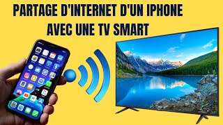 Comment faire le partage de connexion de données mobiles dun iPhone avec une télévision smart [upl. by Bundy]