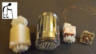 Lets disassemble an LED faucet light the wrong way [upl. by Alil]