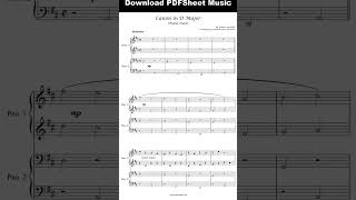 canonindmajor pachelbel pianoduet [upl. by Knoll]