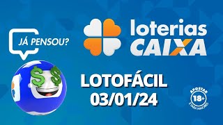 Resultado da Lotofácil  Concurso nº 2994  03012024 [upl. by Nnoryt]