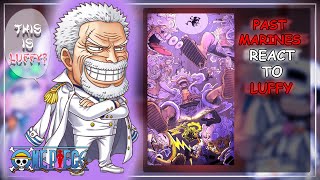 👒 Past Marines React To LuffyJoyboy  gacha  One piece 👒 [upl. by Spanos634]