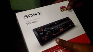 Sony DSXA110U XPLOD car stereo unboxing [upl. by Yeltihw]