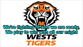 West Tigers Theme Song 2022 remake with New 2018 Song Lyrics NRL SingALong [upl. by Madelle675]