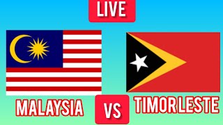 Malaysia U16 vs Timor Leste U16 live football match  AFF U16 Youth Championship [upl. by Hatch]