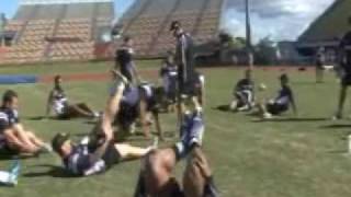 wwwnzrlconz NZRL Kiwis Warm Up and Dynamic Stretch [upl. by Novyart]