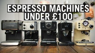 The Best Espresso Machines Under £100 [upl. by Sheffie313]