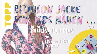 Nähen mit Jersey – Blouson Jacke für Kinder nähen [upl. by Rehpitsirhc]