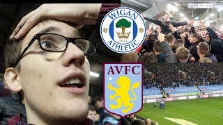 WIGAN ATHLETIC 30 ASTON VILLA  12119  SHOCKING PERFORMANCE VLOG [upl. by Salohcin766]