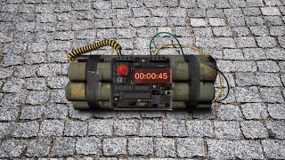 45 Second Timer Bomb 💣 with Loud Giant Bomb Explosion 💥  YT Timer ✅ [upl. by Ybur991]