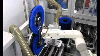 Brushtecs robotic disk brush machine [upl. by Somerset616]