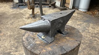 Best beginner anvil VEVOR 66 pound anvil review [upl. by Aietal868]