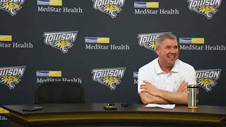 Full Press Conference Following Towson Mens Basketballs Victory over CAA Opponent UNCW [upl. by Disharoon]