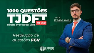 Direito Processual Civil FGV para o TJDFT Projeto 1000 questões [upl. by Birgit]