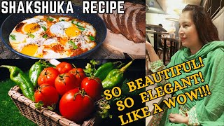 Shakshuka Middle Eastern Egg Dish  Healthy amp Easy Recipe [upl. by Monro387]