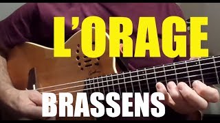 Lorage  Brassens  Godin Multiac  Boss OC3  Looper Ditto [upl. by Esinrahs]