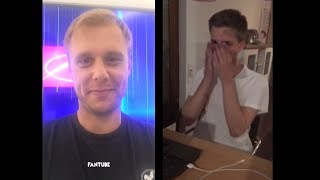 Fantube  Armin van Buuren makes fan cry with a personal message [upl. by Dleifxam775]