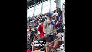 NFL Texans Fans vs Bills Fans Shorts YouTubeShorts ViralVideo [upl. by Sillsby347]