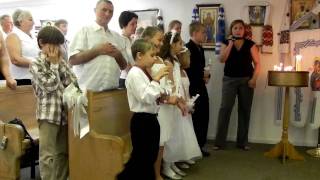 First Holy Communion in Ukrainian Catholic church on Sunday June 27th [upl. by Sherri]