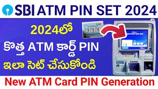 Sbi ATM Pin Generation Telugu 2024  How to Create Sbi Atm Pin  New ATM Pin Generation  Debit Card [upl. by Rehpotsirhc]