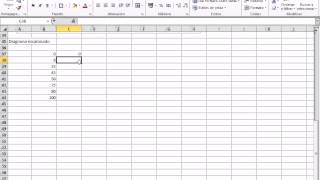 Diagrama de bastones escalonado de una variable cuantitativa discreta con Excel 2010 [upl. by Chun]