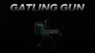 Gatling Gun Tower  Tower Defense Simulator [upl. by Sadoff]