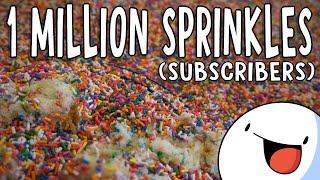 One Million Sprinkles on a Cake One Million Subscriber Special [upl. by Slavin]