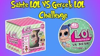 Sahte LOL vs Orjnal LOL Lil Sisters Challenge  2Sezon Lol Sürpriz  Bidünya Oyuncak [upl. by Kerin]