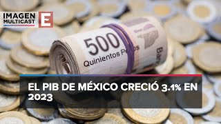 Economía mexicana creció 31 en 2023 [upl. by Assirralc222]