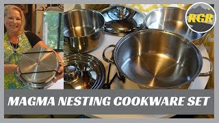 Magma Nesting Cookware Set  Product Review  Stainless Steel Quality Cookware [upl. by Libbi]