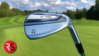 NEW TAYLORMADE P790 2019 IRONS REVIEW [upl. by Yrallam]