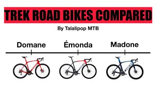 Trek Domane vs Emonda vs Madone What’s The Difference [upl. by Rafaelia]