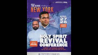 APOSTLE TINU GEORGE Ministering in NEW YORK  HOLY SPIRIT REVIVAL CONFERENCE 2024 [upl. by Noyk293]