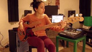 Yonit Spiegelman  Live Funk  Bass Improv [upl. by Groh]