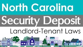 North Carolina Security Deposit Laws for Landlords and Tenants [upl. by Montano239]